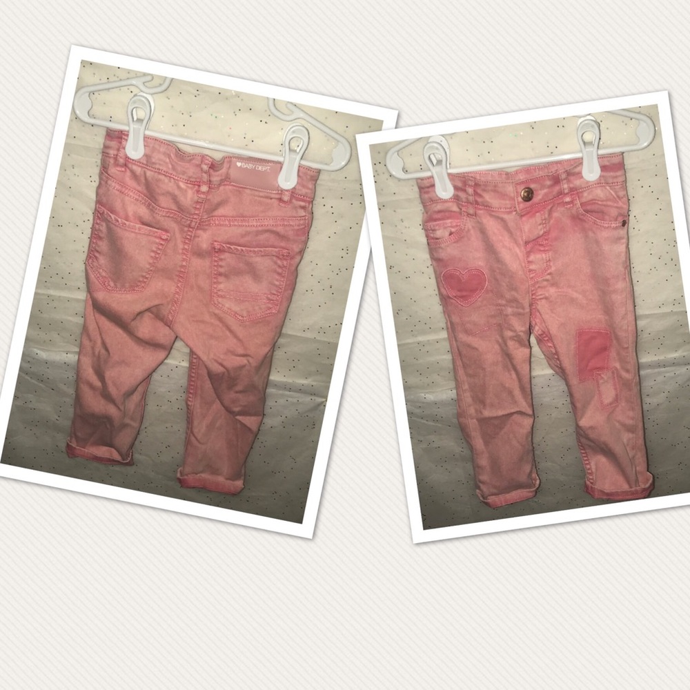 Pink infant jeans